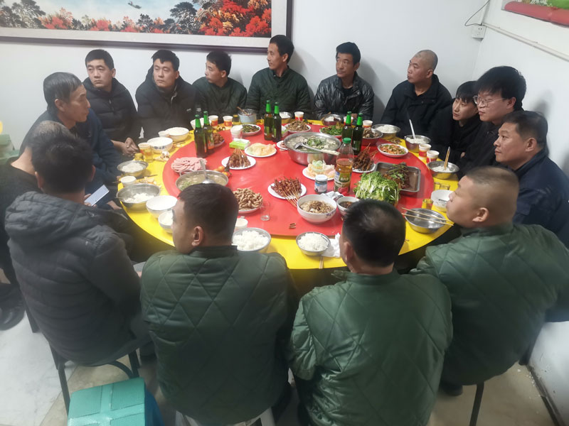 盛达北京拉弯加工厂感恩在严寒中坚守岗位的劳动者们